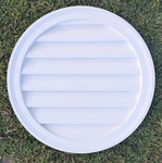 24" X 1 5/8" Round Gable Vent Rlv24 Decorative Louver By Fypon. Fixed Price $79.91.