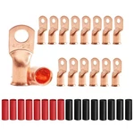 16pcs 4/0 Awg 5/16" Stud Heavy Duty Bare Copper Wire Lugs With Heat Shr.... Fixed Price $49.14.