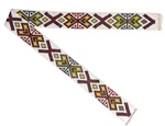 Hand Beaded Bead Strip - Beadwork 24-1/2" X 2" Usa. Fixed Price $39.99.