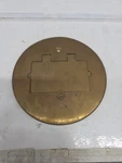 Wiremold Legrand Walker 895tgfi Brass Gfi Receptacle Cover Plate No Screws. Fixed Price $50.00.