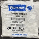 Fastenal 1/2-13 Nylon Insert Lock Nuts 1137030 (20) (v). Fixed Price $13.85.