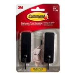 Command Medium Matte Black Hooks 17034mb-2es, 2 Hooks, 4 Strips - (pack Of 1). Fixed Price $15.83.