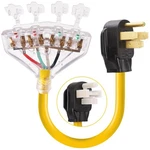 50 Amp To 110v 20 Rv Adapter Cord, 4 Prong Nema 14-50p Male Plug 4x 5-.... Fixed Price $53.14.