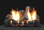 Empire Comfort Systems 24" Charred Oak Logset With Ip Vf Slope Glaze Burner, Lp. Fixed Price $1833.00.