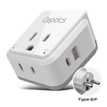 Ceptics Germany,korea Travel Adapter Use Infrance, Russia,netherlands Type E/f. Fixed Price $14.99.