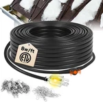 50ft Self-regulating Heat Tape, 120v 8w/ft Roof & Gutter Pipes Heating Cable W. Fixed Price $95.31.