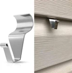 Vinyl Siding Hooks (4-pack), Stainless Steel No Hole Damage Clips Hang. Fixed Price $10.94.