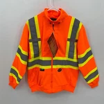 Pioneer Safety Men's High Visibility Micro Fleece Hoodie Orange Size M. Fixed Price $54.99.