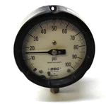 Usg U.s. Gauge, Solfrunt, 0-100 Psi, (pound-force/inch 2), 5" Oad Face, 3" Width. Fixed Price $20.00.