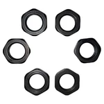 1/2" X28 Jam Nut 1/2-28 Thread Black Steel Lock Package Of 6. Fixed Price $17.09.