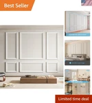 Pre-cut Wall Molding Set Of 6 Pcs, Ready-to-assemble Wainscoting Panels For I.... Fixed Price $112.25.