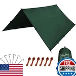 Kalinco Waterproof Camping Tarp Tent Hammock Rain Fly, 10x10ft/10x15ft, Mutifunc. Fixed Price $76.30.
