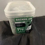 Buildex Backer On #9 X 1-5/8 In. Cement Board Screw (615 Ct.). Fixed Price $25.00.