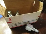1/4" X 3/8"npt Female Steel Industrial Interchange Plug Qty 4. Fixed Price $20.00.