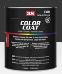 Sem 13011 Color Coat Flexible Vinyl Interior Clear Satin Gloss Clearcoat Gallon. Fixed Price $225.00.