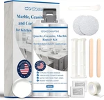 White Countertop Repair Kit For Quartz Marble Granite Quick-drying Filler Ch. Fixed Price $24.99.