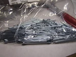 1/8" X 1" Zinc Finish Extended Prong Cotter Pin Qty 75. Fixed Price $12.00.