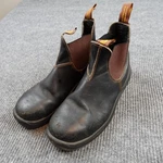 Blundstone Boots Mens Size 8 Brown Leather Chelsea Steel Toe Work Slip Resistant. Fixed Price $69.99.
