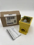 New Molex Woodhead 455-fd1 1301280150 Yellow Fd Outlet Box. Fixed Price $37.48.