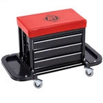 American Forge & Foundry 3-drawer Rolling Toolbox Seat - 300 Lbs. Capacity 3914. Fixed Price $214.46.