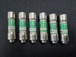 (lot Of 6) Fnq-r-1-1/2 Cooper Bussman Fuses Time Delay Fuse Cc-tron Class Cc. Fixed Price $59.99.