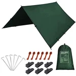 Kalinco Waterproof Camping Tarp, 10x12ft Hammock Rain Fly Tent Multifun.... Fixed Price $141.34.