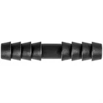 Straight Connector 1/4" X 1/4", Triple-barbed Ends, Nylon, Black (qty: 10). Fixed Price $7.51.