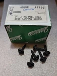 Auveco 11792 #10 X 1", #8 Head Phillips Oval Sems Tapping Screws; Qty 50. Fixed Price $12.25.