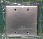 Mulberry 30283 Anodized Aluminum 2 Gang Blank Device Mount Cover Weatherproof. Fixed Price $6.27.