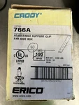 Lot Of 90 Caddy Erico 766a Adjustable Back Mount Far-side Box Support Clip. Fixed Price $42.00.