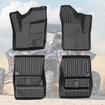 Cpowace Tpe Front & Rear Floor Mats Compatible With Polaris Rzr Xp 4 1000 900.... Fixed Price $338.39.