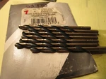 #4 Hss 135 Split Point Black And Gold Finish Jobber Drill Qty 7. Fixed Price $25.00.