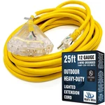 25 Ft Outdoor Extension Cord Waterproof - 12 Gauge Heavy Duty .... Fixed Price $67.84.