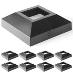Wocepu 8 Pcs 2"x2" Aluminum Deck Post Base Cover, For 2"x2", Black. Fixed Price $113.44.