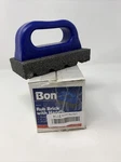 Bon Tool 12-177 Rub Brick - Fluted 6" X 3" 1" 20 Grit Plastic Handle. Fixed Price $12.00.
