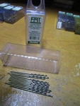1/16" Hss 135 Split Point Black And Gold Finish Fmt Jobber Drill Qty 12. Fixed Price $20.00.