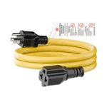 3-feet Nema 5-15p Extension Cord, Plugrand To 5-15r/ 5-20r/ 6-15r.... Fixed Price $24.86.