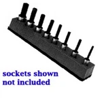 Mechanics Time Saver 388 3/8 In. Dr Univ Magnetic Black Socket Holder 10-19mm. Fixed Price $16.94.