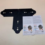 Ozco 56666 Laredo Sunset T-tie Plate Connector 4" Black Only. Fixed Price $8.00.