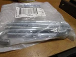 3/8"-16 X 2-1/4" Thread Length 5" Overall Zinc Steel J-bolt Qty 5. Fixed Price $15.00.