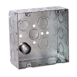 Raco 257 4-11/16"w Square Welded Box With 15 Knockouts. Fixed Price $16.38.