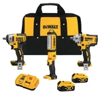 Dewalt Dck302p2 20v Max 3 Tool Impact Wrench And Light Kit. Fixed Price $665.95.