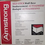 New Old Stock Armstrong Self Stick Vinyl Wall Base 4"x20' Gray Roll Solarium. Fixed Price $25.00.