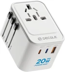Universal Travel Adapter, International Plug Adapter With 2 Usb-c(pd 20w). Fixed Price $19.90.
