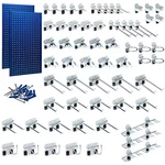 Triton Products Lb2-bkit (2) 24 In. W X 42-1/2 H Blue Epoxy 18-gauge Steel. Fixed Price $345.99.