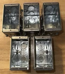 5x Steel City Gw 135 G, Masonry Box, 3-1/2x3-3/4,1g-masonry New. Fixed Price $34.65.