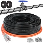 Fysflya 100ft Heat Tape For Water Pipes, -40 F Anti-freeze De-icing Black. Fixed Price $113.99.