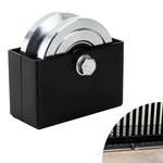 Trucfusion 4" V-groove Slide Gate Wheel, V Track 1 Pcs, Black+silver. Fixed Price $53.80.
