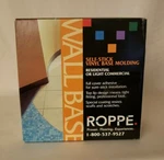 Roppe Self Stick Vinyl Base Molding 4" X 20'. Fixed Price $49.99.