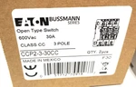 Eaton Bussmann Ccp2-3-30cc Fusible Disconnect. Fixed Price $316.99.